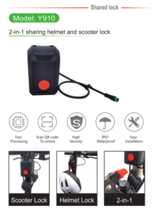 2-in-1 cable helmet lock