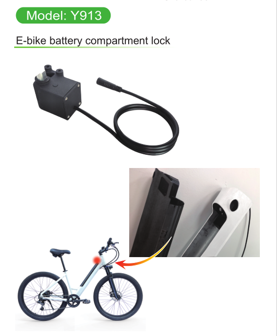 Ebike battery lock